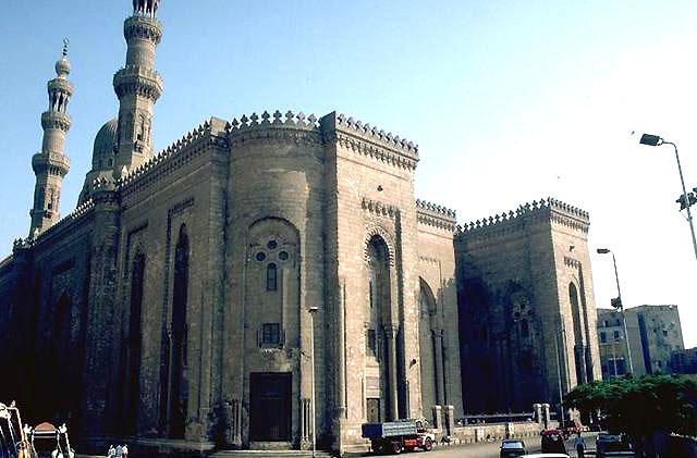Monumental stone exterior of Al-Rifai Mosque